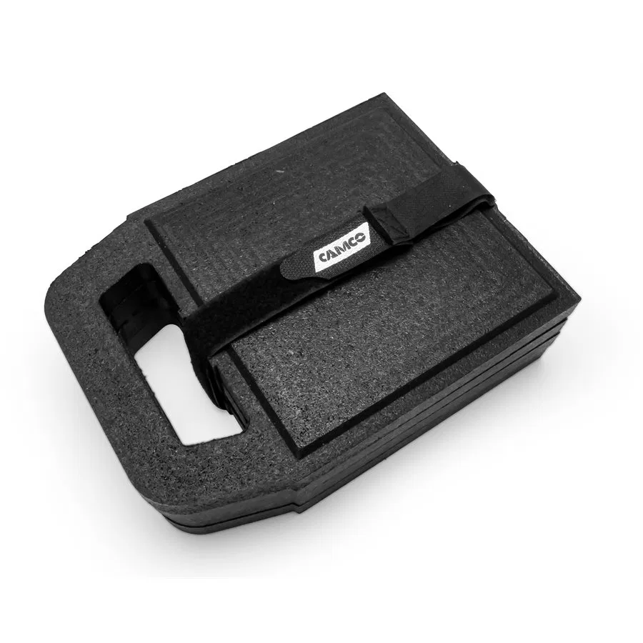 44591 – CAMCO Trailer Stabilizer Jack Stand Pad, Use To Stabilize Jack Foot and Keep It From Sinking 6.2 Inch x 6.2 I...